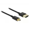 Kabel HDMI DeLOCK HDMI-A/HDMI Micro-D 2m