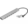 Koncentrator USB SANDBERG 136-66 — 7 portów USB 3.0, zasilanie zewnętrzne