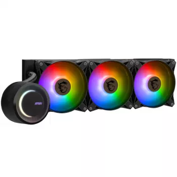 MSI MAG CORELIQUID E360 system chłodzenia komputera Płyta główna, Procesor Zestaw chłodzenia cieczą 12 cm Czarny