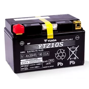 Akumulator do pojazdów Yuasa YTZ10S Sealed Lead Acid (VRLA) 8,6 Ah 12 V Motocykl