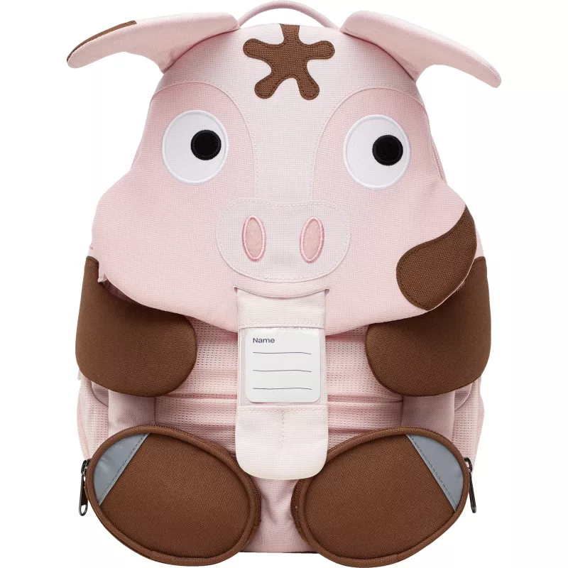 Backpack Affenzahn Big Friend Tonie Pig różowy/brązowy — plecak dziecięcy, mały rozmiar