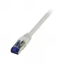 Kabel krosowy RJ45 - CAT6A 500 MHz - 5 m - szary - S-STP(S/FTP) - TPE/LSZH(Superflex) - AWG26 - Synergy 2