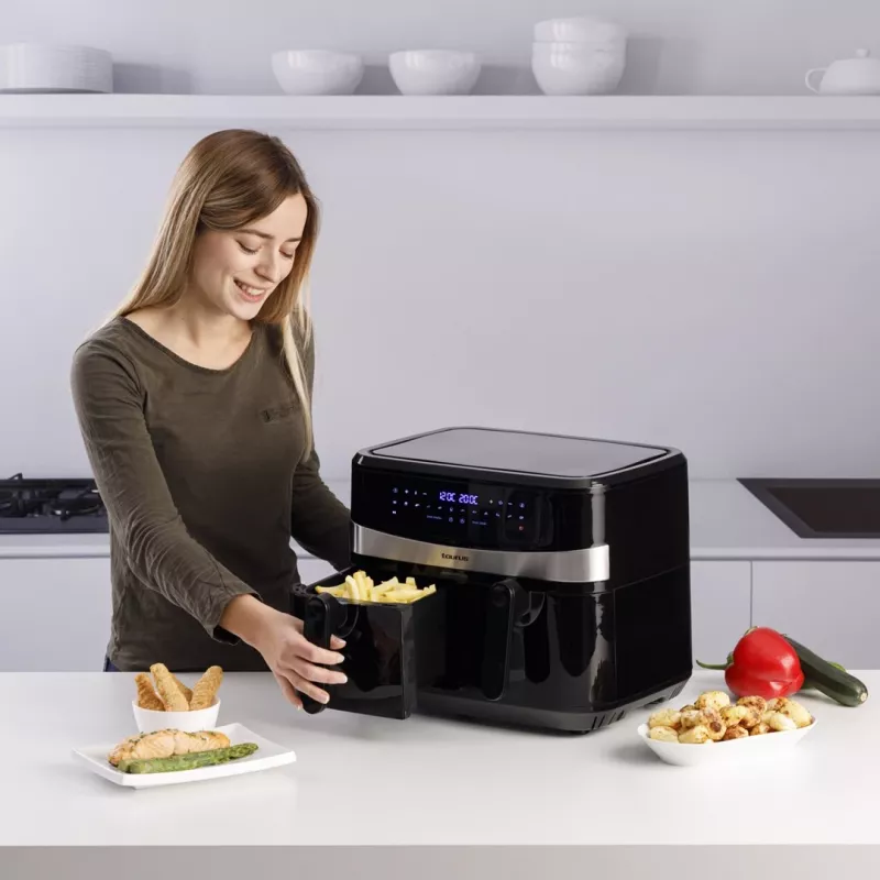 Taurus Air Fry Digital Duo Double 9 L 2200 W Frytkownica beztłuszczowa Czarny