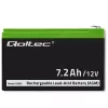 Qoltec 53062 Bateria AGM | 12V | 7,2 Ah | max 108A