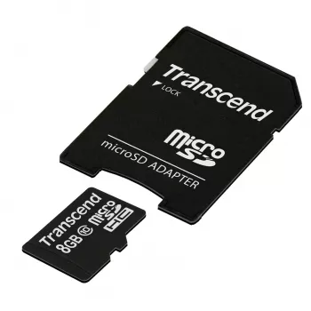 Transcend Premium - Karta pamięci flash (microSDHC/SD-Adapter w zestawie)