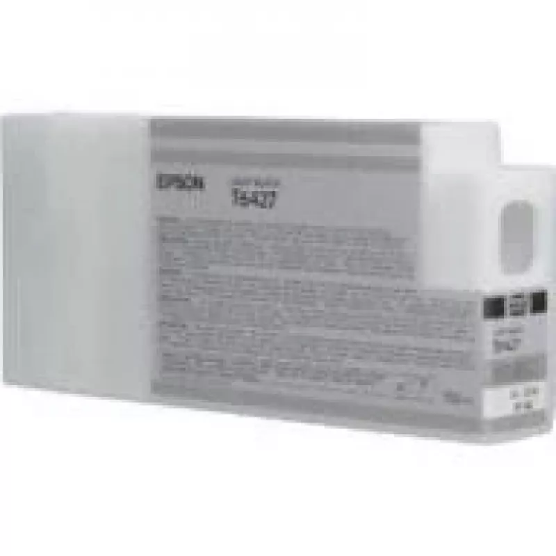 Epson T6427 Wkład z jasnoczarnym tuszem (150 ml), Standardowa wydajność, Jasnoczarny, Tusz pigmentowy, 150 ml, 1 szt.