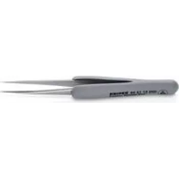 KN 92 21 12 ESD - Pęseta precyzyjna z gumowanym uchwytem ESD, 112 mm