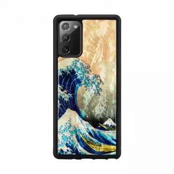 Etui ochronne do telefonu iKins dla Samsung Galaxy Note 20 z motywem Wielkiej Fali