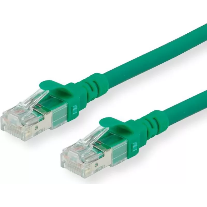 ROLINE - Kabel krosowy - RJ-45 (M) do RJ-45 (M) - 3 m - UTP - CAT 6 - Bezhalogenowy, Formowany, Linka - Zielony (21.15.2533)