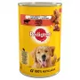 Mokra karma dla psa Pedigree Beef Adult 400 g puszka — smak wołowy, 7,2% białka, 3,8% tłuszczu, 82,5% wilgotności