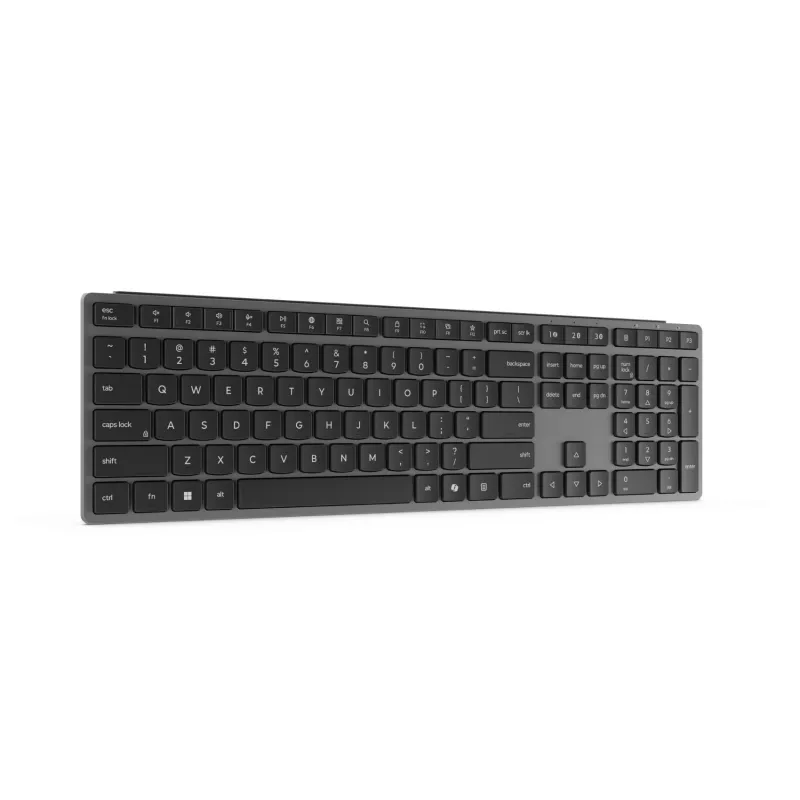 Bezprzewodowa klawiatura wielourządzeniowa Lenovo 700, układ US English, Bluetooth, Luna szary