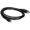 Kabel Mini DP/DP 1.2 DeLOCK 82438 2 m czarny