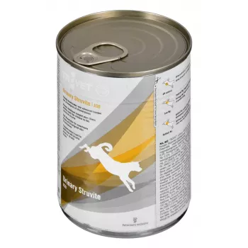Dieta weterynaryjna TROVET Urinary Struvite 400 g — karma mokra dla psa z kurczakiem i wieprzowiną dla starszych dorosłych