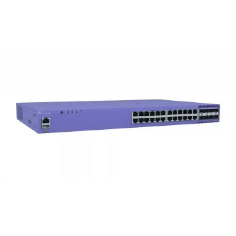 Przełącznik zarządzalny EXTREME 5320-24P-8XE — 24x Gigabit PoE (IEEE 802.3at), L2/L3, 208 Gbit/s, obsługa 10G