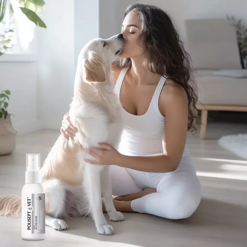 Spray na rany JM Sante Polisept Vet 50 ml dla psów i kotów, butelka plastikowa 50 ml