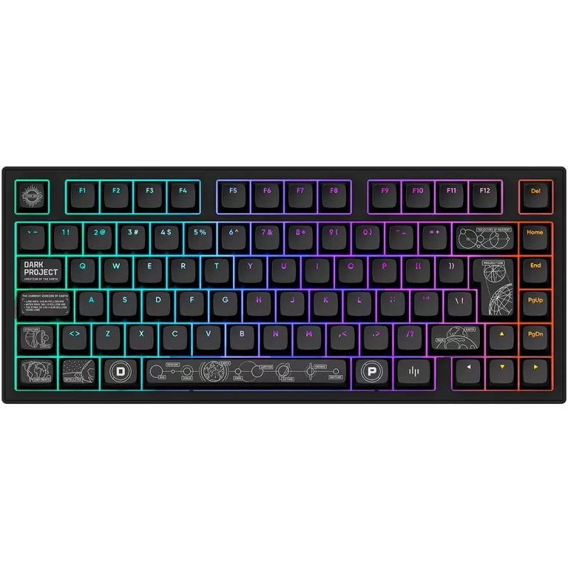Dark Project ALU81A Terra Nova Gaming Keyboard, ISO, Black