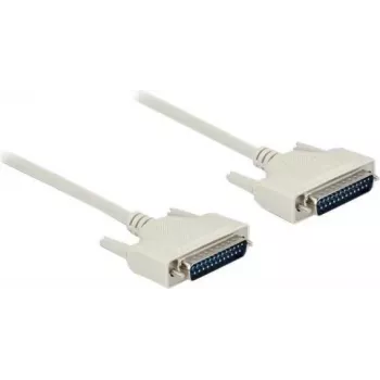 DeLOCK 86908 Kabel szeregowy Beżowy 0.5 m D-Sub 25 Pin