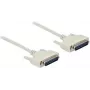 DeLOCK 86908 Kabel szeregowy Beżowy 0.5 m D-Sub 25 Pin