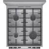 Gorenje GKS5C71XF Wolnostojąca kuchenka z piekarnikiem Srebrny