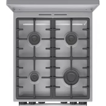 Gorenje GKS5C71XF Wolnostojąca kuchenka z piekarnikiem Srebrny