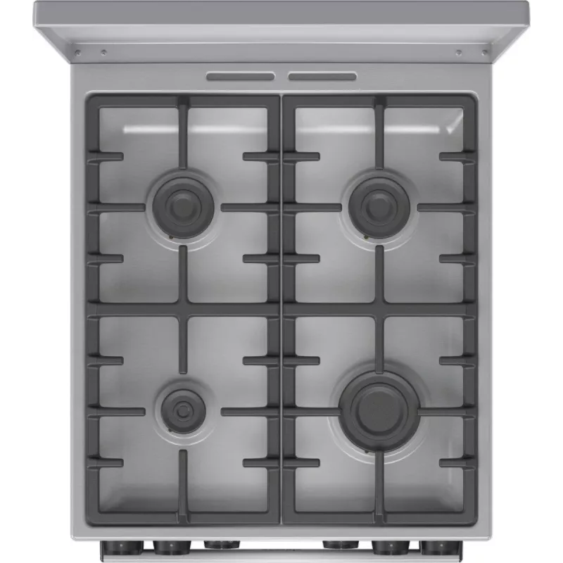 Gorenje GKS5C71XF Wolnostojąca kuchenka z piekarnikiem Srebrny