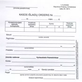 Nakazy wypłaty gotówki, A6 (100) 0720-034