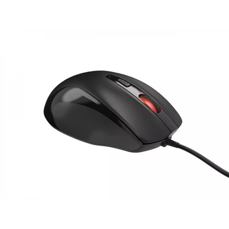 Przewodowa mysz optyczna NATEC NMY-2047 USB Type-A, 4000 DPI, 6 przycisków, praworęczna, podświetlenie