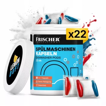 Kapsułki do zmywarki Frischer 3 w 1, 22 szt.