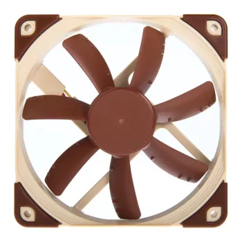 Wentylator Noctua NF-S12A FLX 120 mm do obudowy, 12 V, 700–1200 obr./min, przepływ powietrza 107,5 m³/h, 1,44 W
