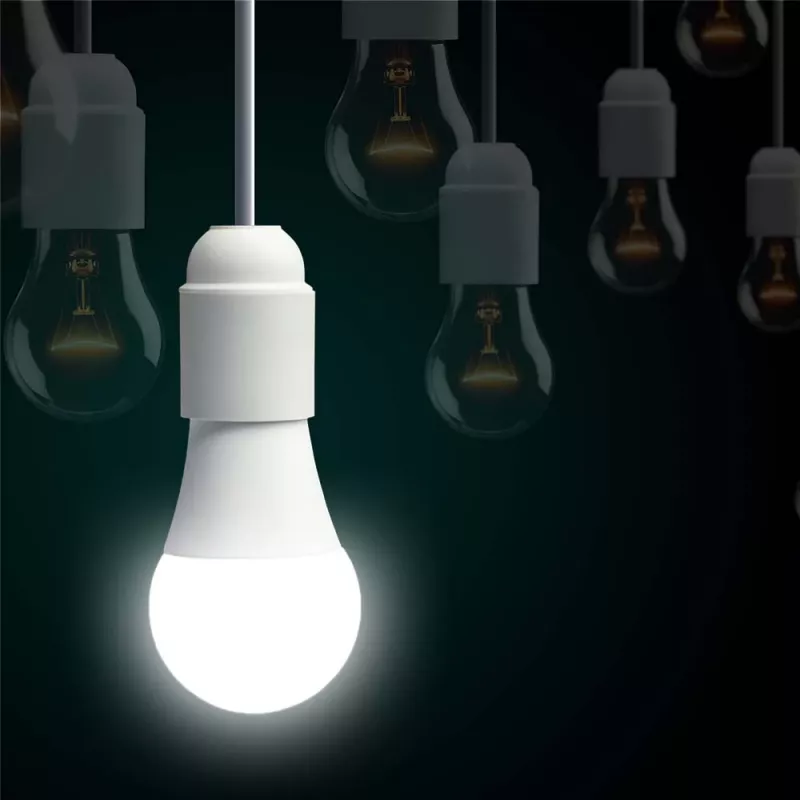 Inteligentna żarówka WiFi Tellur TLL331331 9W biała ciepła ściemnialna — regulowane ciepłe białe światło, sterowanie Wi‑Fi
