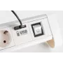 Przedłużacz S/CONN 60317-W 1.5m 4 gniazda AC biały