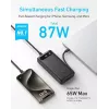 Przenośna ładowarka Anker A1383011 — 20000 mAh, 1× USB-A + 1× USB-C, łącznie 3,6 A, czarna