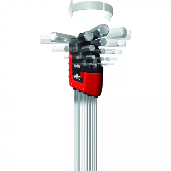 Wiha 369R L-shaped hex key set Metric 9 szt.