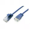 ROLINE GREEN UTP kabel krosowy Cat.6A (klasa EA), LSOH, cienki, niebieski, 1 m