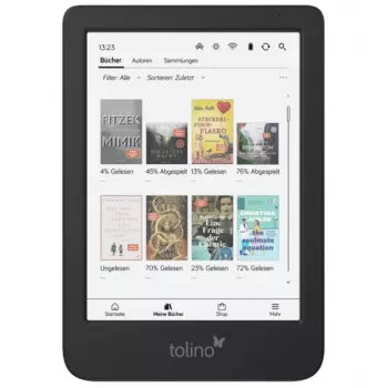 Czytnik e-booków Tolino shine color z ekranem dotykowym 16 GB Wi-Fi Czarny