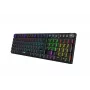 Klawiatura IBOX AURORA K-6 — pełnowymiarowa QWERTY, bezprzewodowa RF + Bluetooth, podświetlenie RGB, mechaniczne niskoprofilowe klawisze, czarna