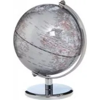 TROIKA Globe brelok do kluczy GAGARIN G1301-SISI/CH — srebrny, metalowy dodatek do kluczy