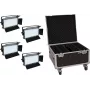 Zestaw paneli LED EUROLITE PLL-480 QCL 4x z pokrowcem transportowym