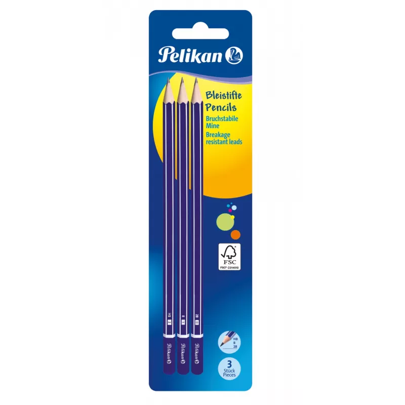 Ołówek grafitowy Pelikan 807418 Multi 3 szt.