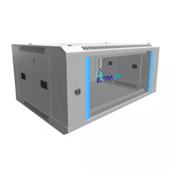Szafa wisząca Extralink 4U 600x450 szara