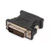 Adapter DVI Assmann. DVI(24+5) - HD15 M/F. DVI-I dual link. czarny (AK-320504-000-S)