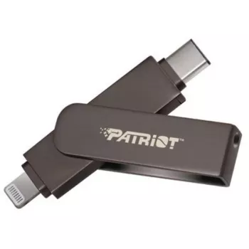Pamięć USB Patriot 256 GB USB 3.2 Lightning USB-C Czarna PI256GSKM30CL