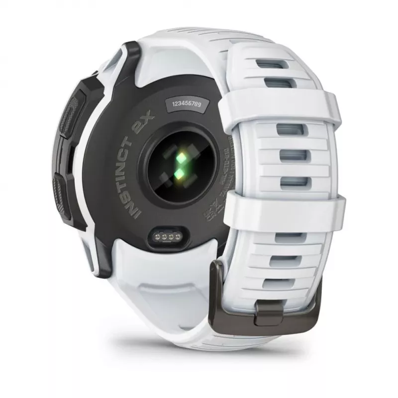 Garmin Instinct 2X Solar 2.79 cm (1.1) MIP 50 mm Cyfrowy 176 x 176 pikseli Ekran dotykowy Biały GPS (satelitarny)