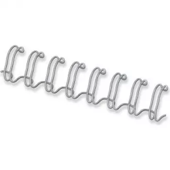 Fellowes - drut do bindowania - 12 mm - 34 pierścienie - A4 (210 x 297 mm) - 100 arkuszy - srebrny - 100 szt. - do Fellowes Galaxy 500, Galaxy E 500, Pulsar 300, Starlet 90 (54453)