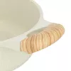 Płaski garnek D28cm 4.1L/beżowy