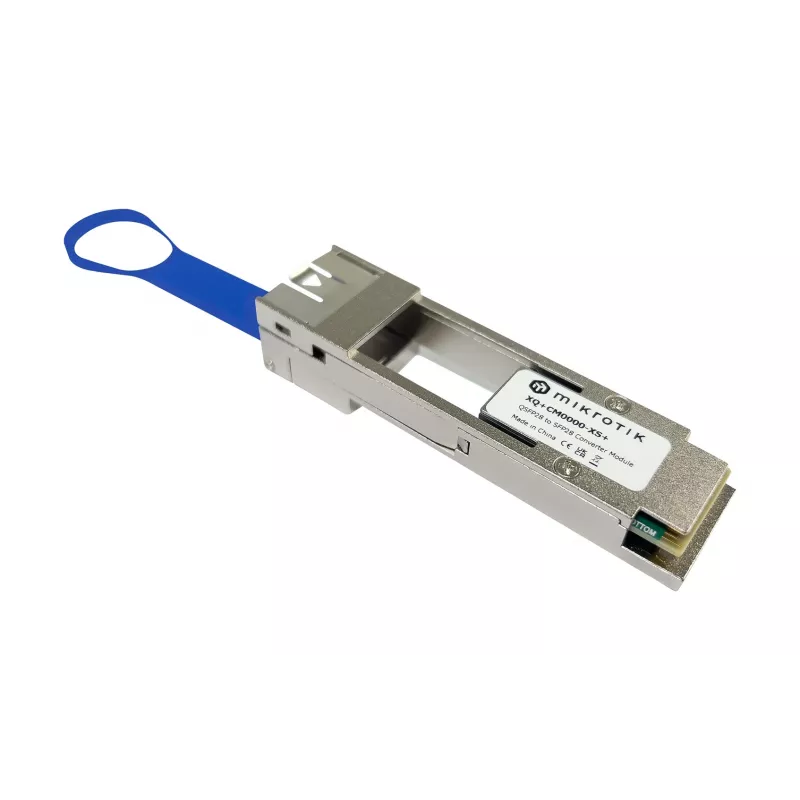 MikroTik | Konwerter QSFP28 na SFP28 | XQ+CM0000-XS+ | SFP/SFP+/SFP28 | QSFP28 na SFP28 | 25000 Mbit/s | -20 do 85