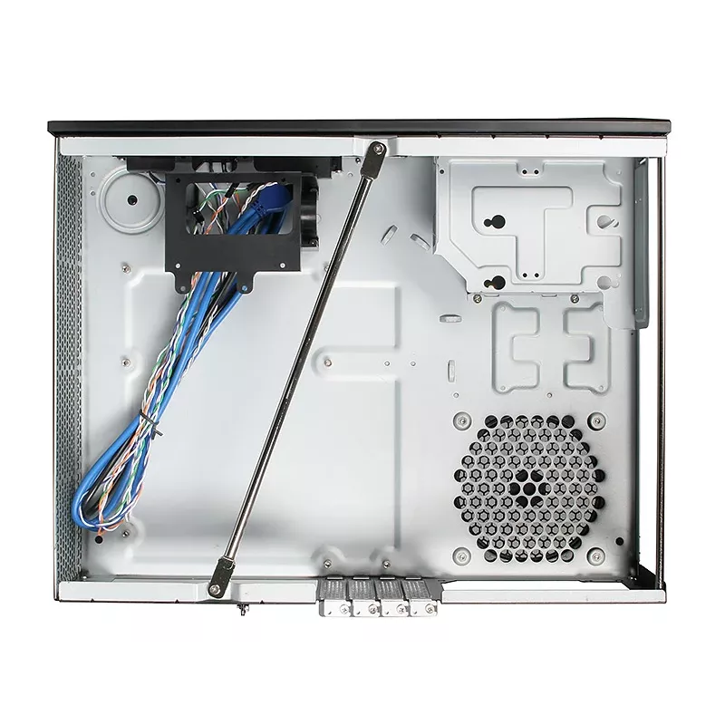 SilverStone MILO ML03 - Desktop - Mikro-ATX - bez zasilacza (ATX / PS/2) - Czarny - USB/Audio (SST-ML03B-R)