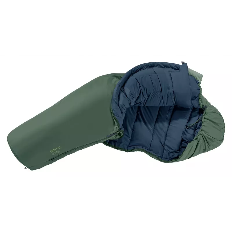 Śpiwór DEUTER Orbit SL 0°C / 32°F dla dorosłych, mumia, tkanina PES ripstop, szerokość 740 mm, głębokość 470 mm