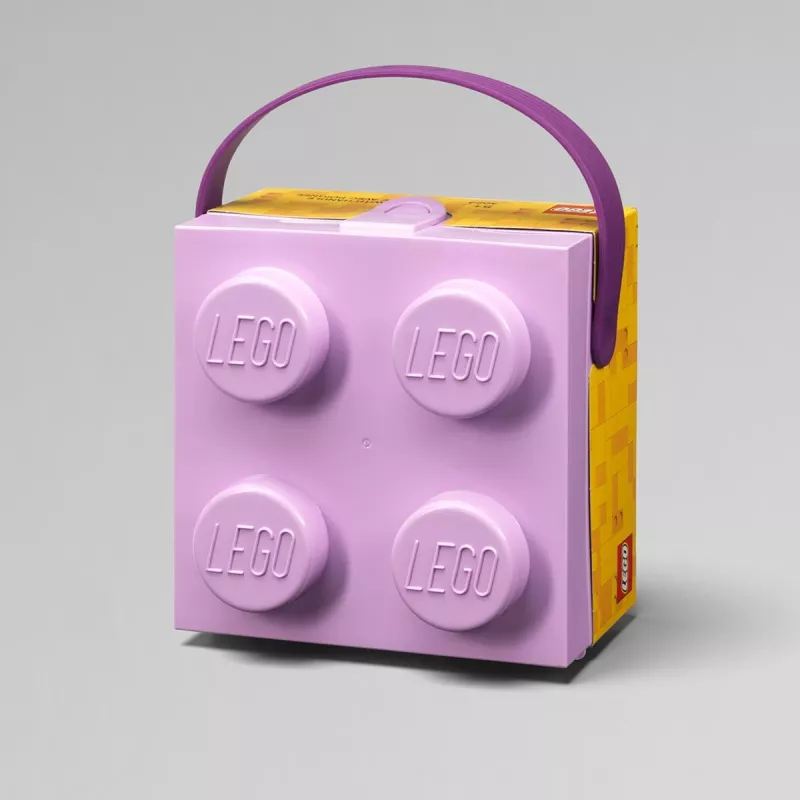 Pojemnik do przechowywania Room Copenhagen LEGO Box z uchwytem Lavender 40240004