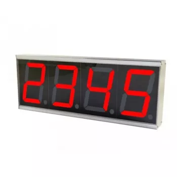 ALLNET ALL-POE-CNT-1 Cyfrowy zegar ścienny Prostokątny Szary Zegar ścienny (ALL-PoE-CNT-1)